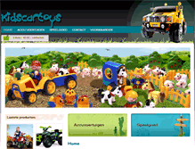 Tablet Screenshot of kidscartoys.be